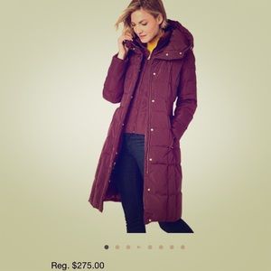 Cole Haan box quilt puffer coat. Big awesome hood!